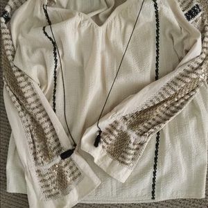 Skaist Taylor Beaded Top